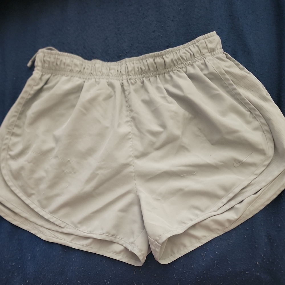 Nike Women's Light Gray Athletic Shorts